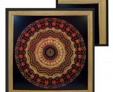 circle patterned frame